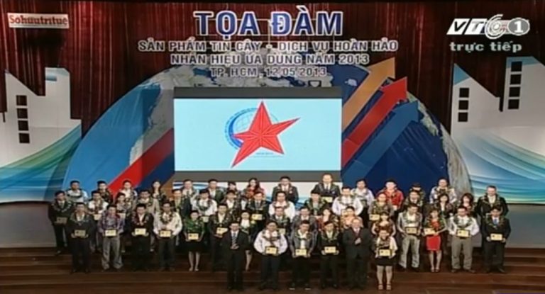 Sản Phẩm Tin Cậy – Dịch Vụ Hoàn Hảo – Nhãn Hiệu Ưa Dùng 2013