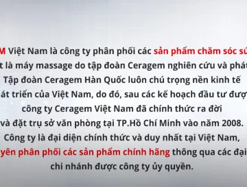 KY NIEM 12 NAM THANH LAP CERAGEM VIET NAM