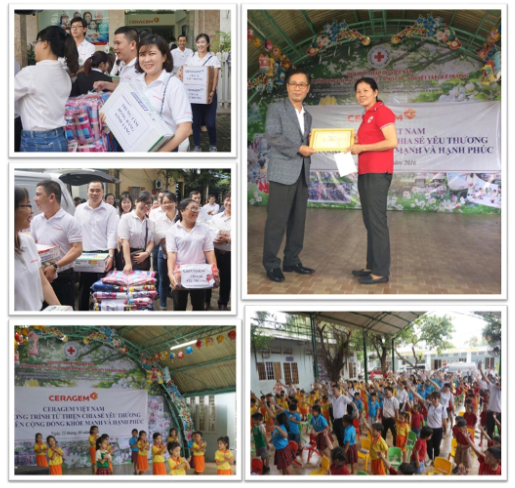 CERAGEM – Chia sẻ trao yêu thương tại Mái ấm tình thương quê hương
