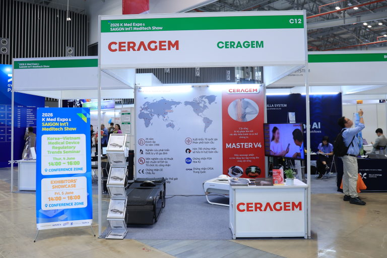 Ceragem showcases smart spinal care solutions at K-Med Expo 2026